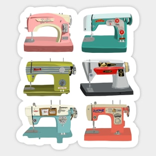 Vintage sewing machines Sticker